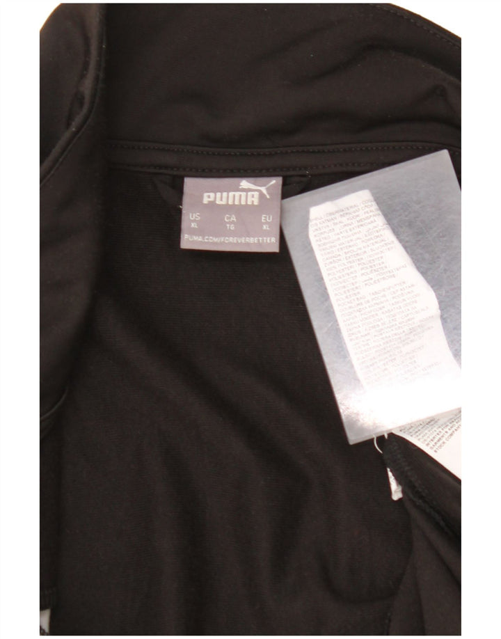 PUMA Herren-Trainingsanzug-Oberteil, Jacke, XL, Schwarz, Colourblock-Polyester