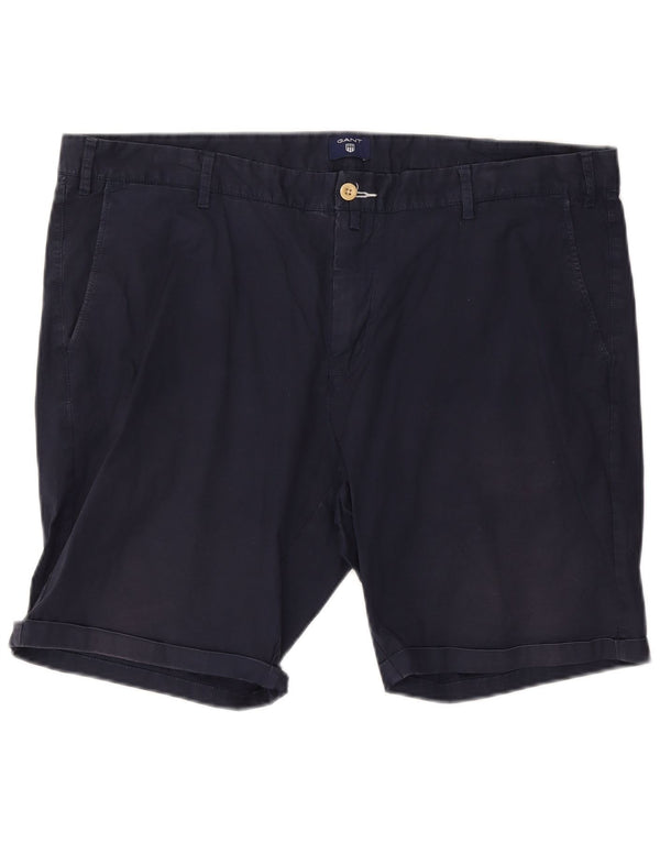 Gant Herren Chino Shorts W42 2XL Marineblau Baumwolle