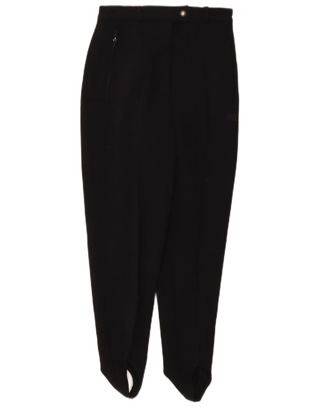 Fila Damen Steigbügelhose IT 42 Medium W26 L28 Schwarz Polyamid