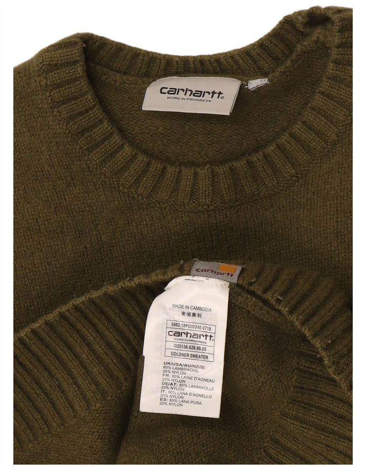 CARHARTT Herren-Pullover mit Rundhalsausschnitt, klein, mehrfarbig, Farbblock