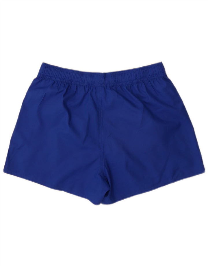 Adidas Damen Sportshorts UK 12 Medium Marineblau Polyester