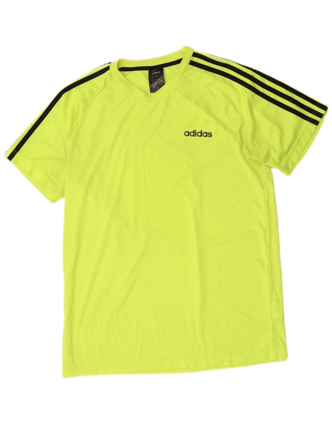ADIDAS Herren Climalite T-Shirt Top Mittelgrünes Polyester