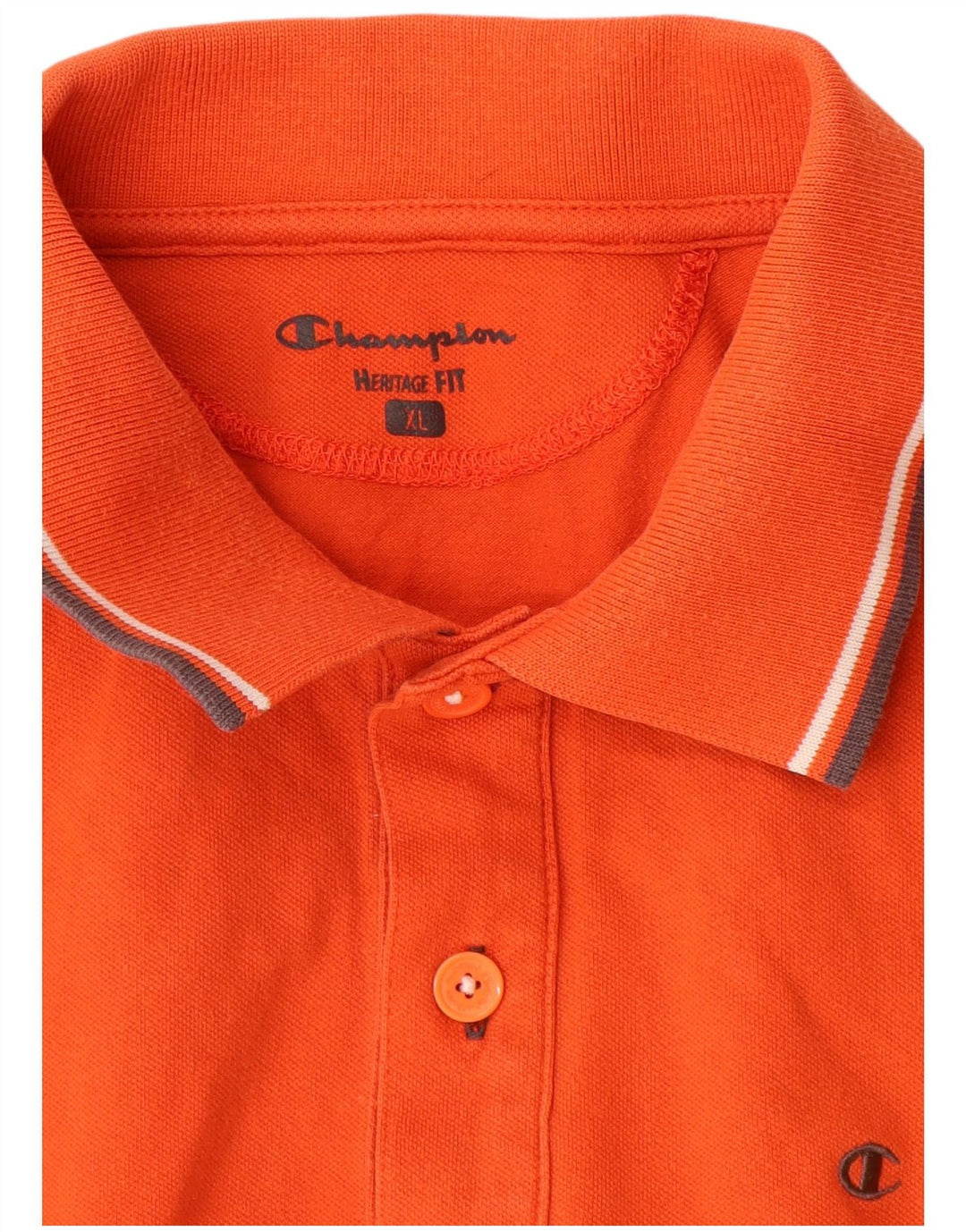 Champion Herren Heritage Fit Poloshirt XL Orange