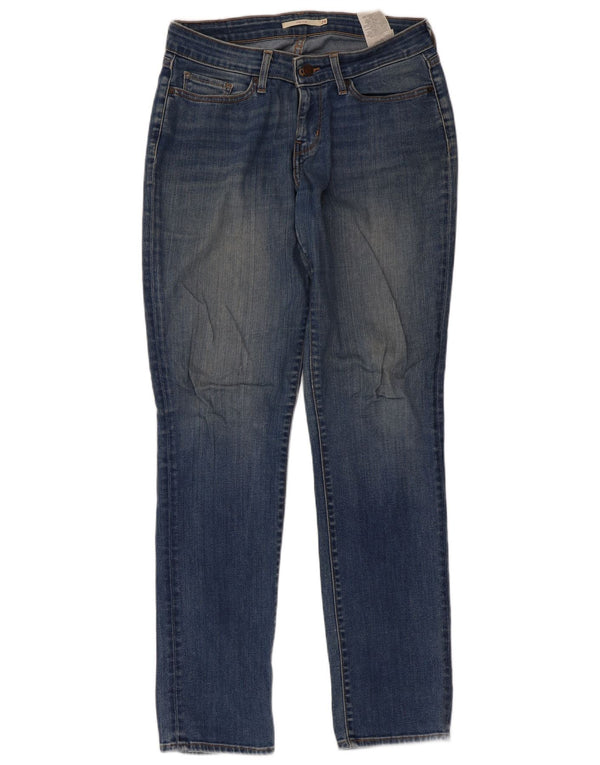 Levi's Damen 712 Slim Jeans W29 L32 Blaue Baumwolle