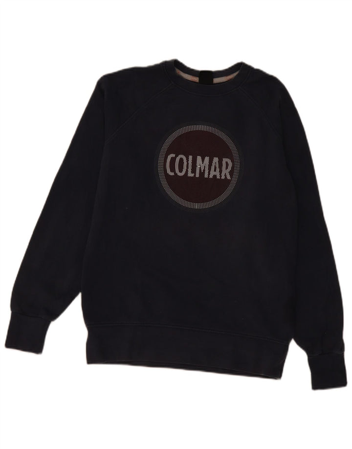 Colmar Herren-Sweatshirt mit Grafik, Größe S, Marineblau