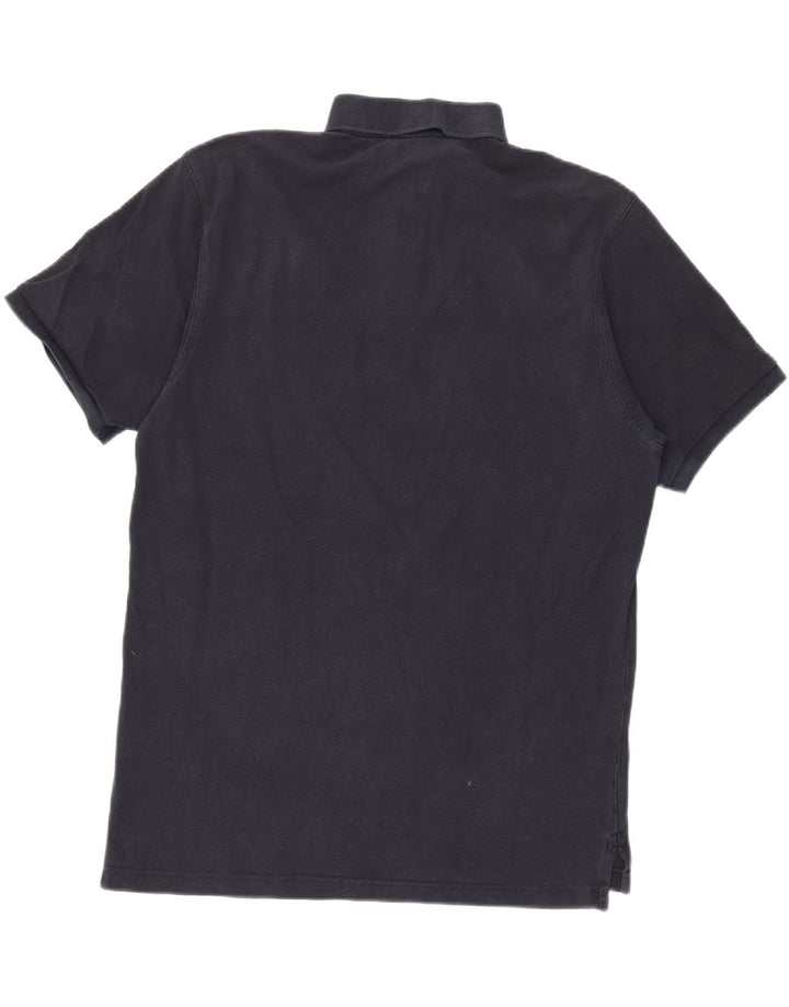 Gant Herren Poloshirt XL Marineblau Baumwolle
