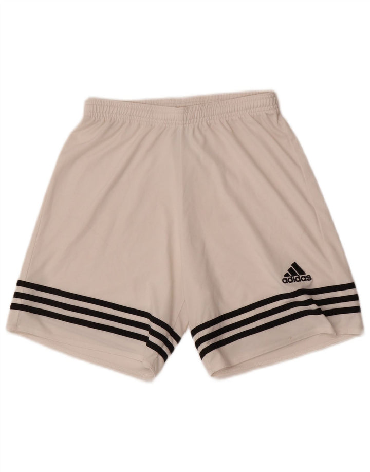 Adidas Herren Climalite Sport Shorts Small Weiß Polyester