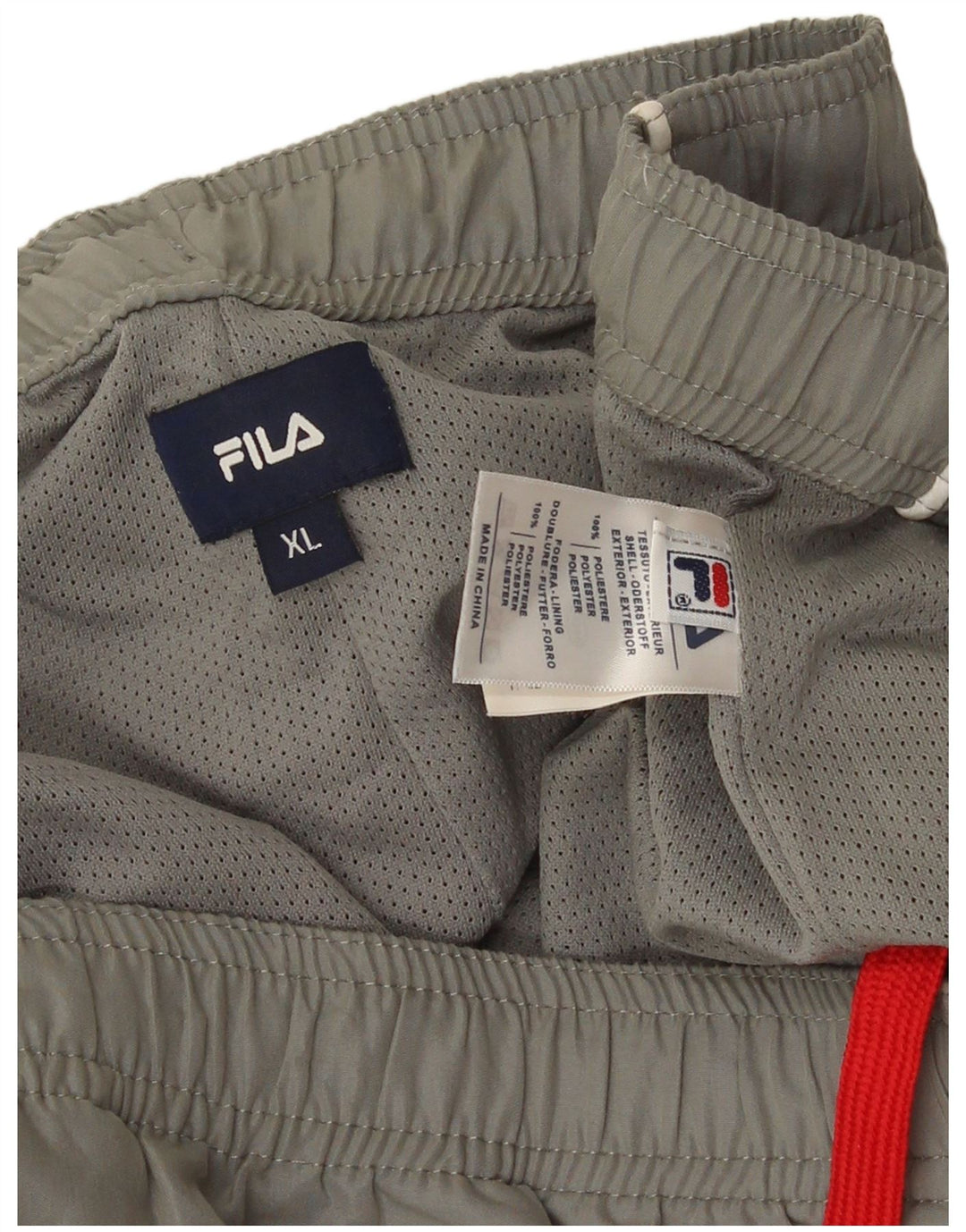 Fila Herren Graphic Capri Trainingshose XL Grau Polyester