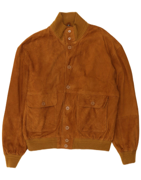 Conbipel Herren Wildleder Bomberjacke IT 54 XL Braunes Leder