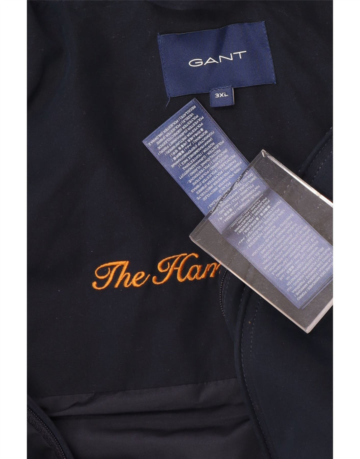 GANT Herren Bomberjacke UK 46 3XL Marineblau Polyester