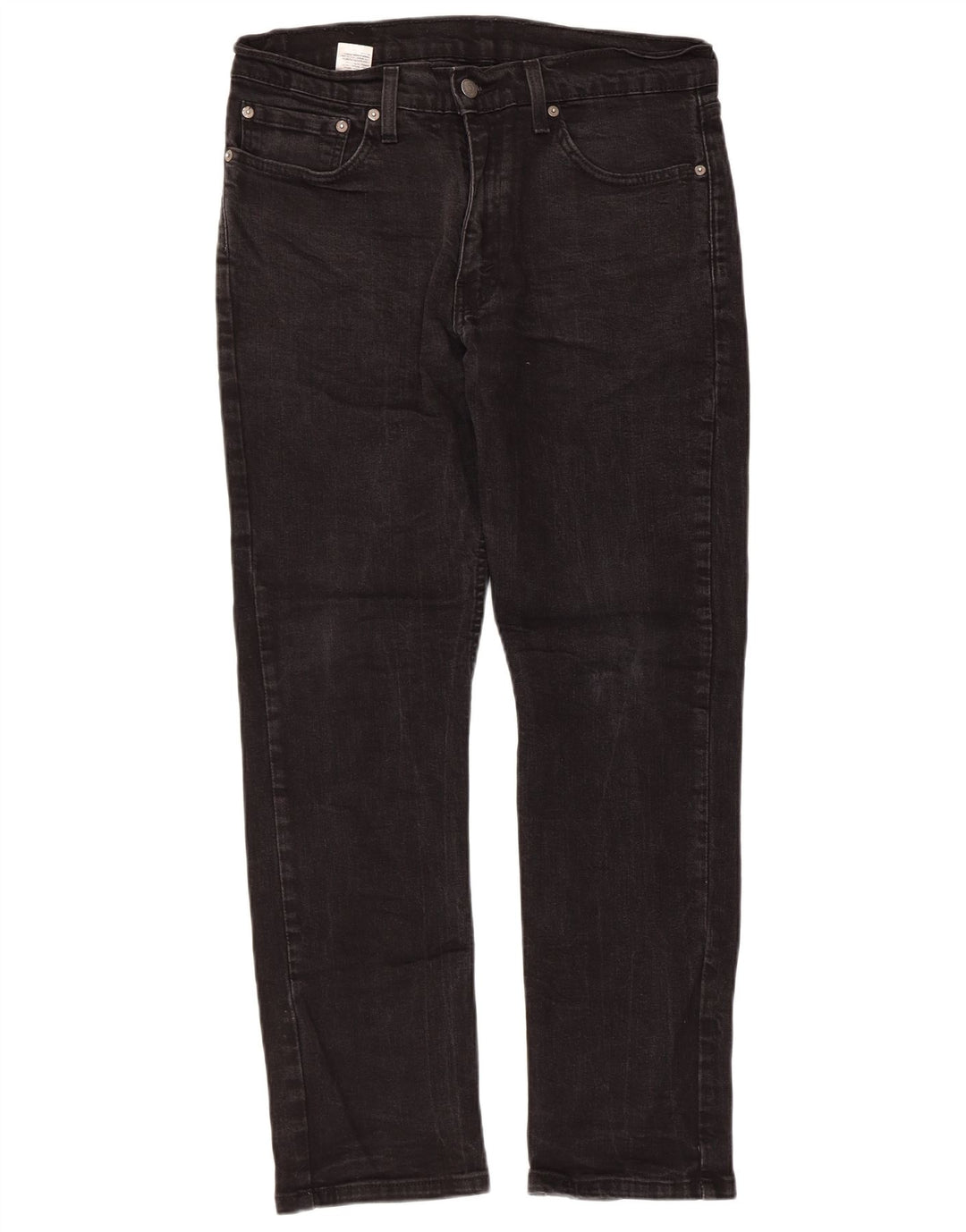 Levi's Herren Slim Jeans W34 L30 Schwarze Baumwolle