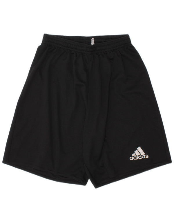 ADIDAS Climalite Sportshorts für Jungen, 7–8 Jahre, XS, schwarzes Polyester