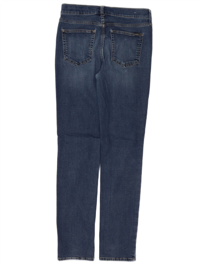EDDIE BAUER Damen leicht kurvige Slim-Jeans US 4 Small W28 L30 Blau