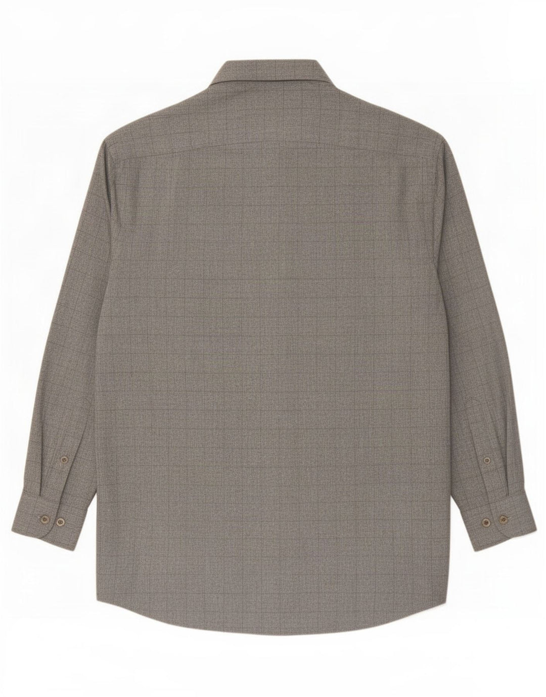 Massimo Dutti Herren-Hemd, groß, Größe 42, groß, grau kariert, Viskose