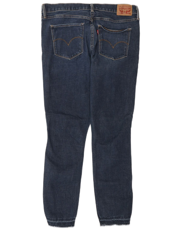 Levi's Damen 311 Distressed Shaping Skinny Jeans W31 L30 Blaue Baumwolle