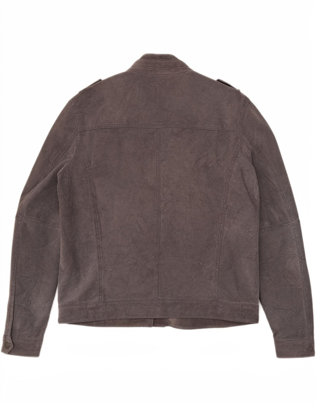 Conbipel Herren Militärlederjacke IT 52 Großes graues Leder