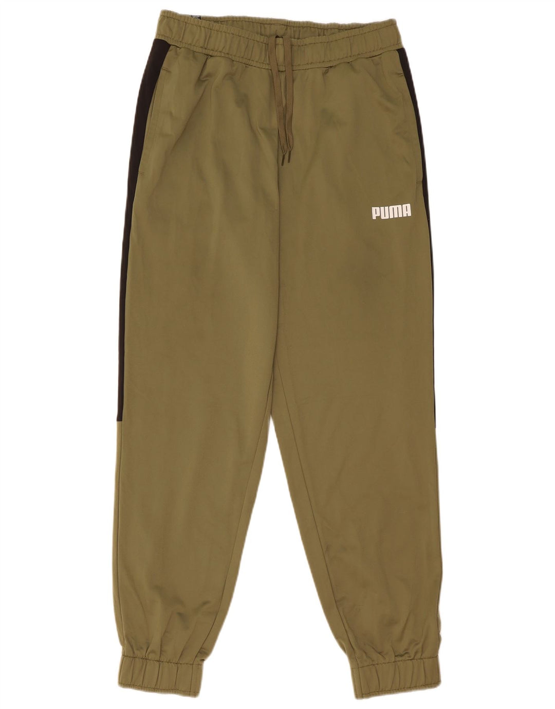 Puma Herren-Trainingshose, Jogginghose, groß, Khaki, Farbblock-Polyester