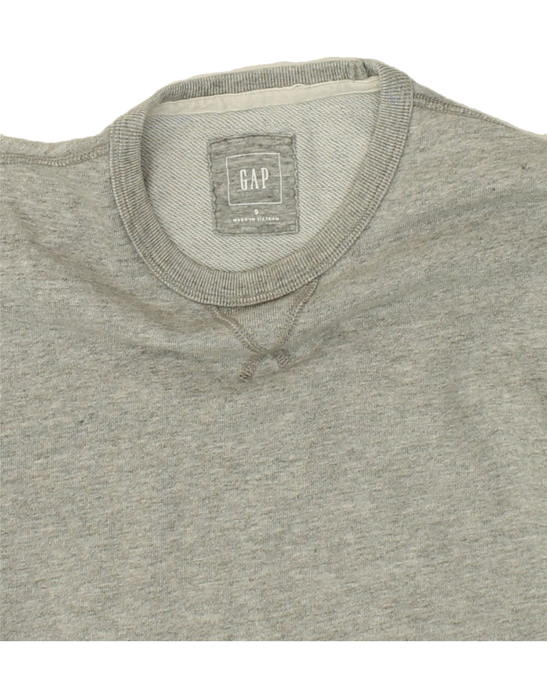 GAP Womens Sweatshirt Jumper UK 10 Small Grey Cotton Vintage Gap and Second-Hand Gap from Messina Hembry 