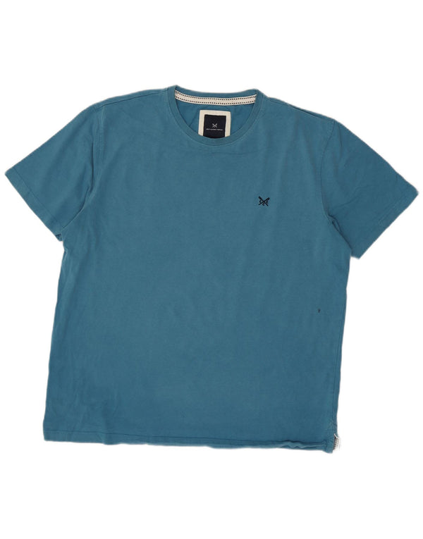 Crew Clothing Herren T-Shirt Top XL Blau Baumwolle
