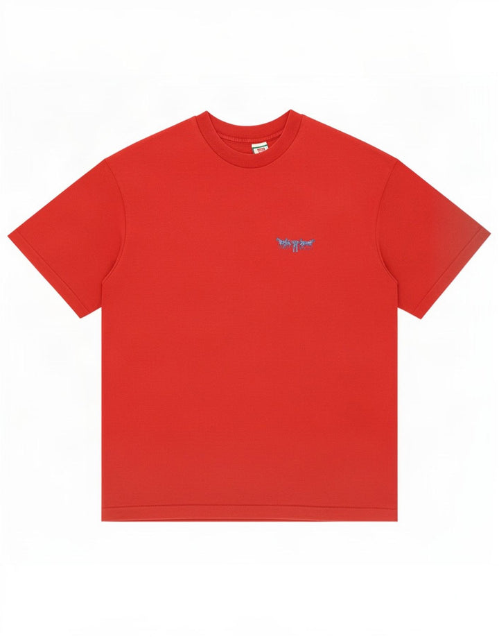Levi's Herren-T-Shirt mit Grafik, Größe L, aus roter Baumwolle