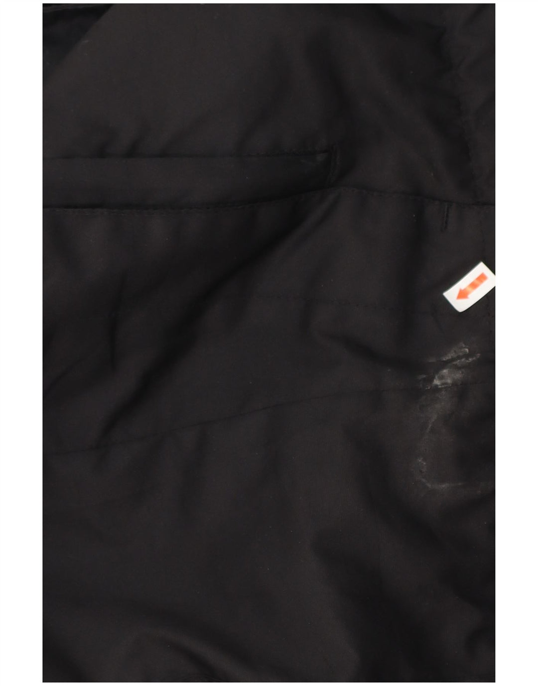IGUANA Mens Hooded Rain Jacket UK 44 2XL Black Polyester