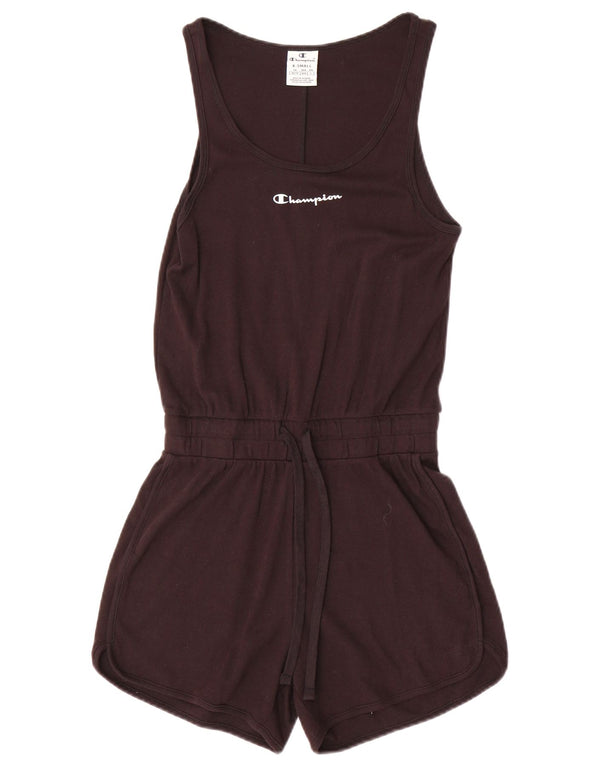 Champion Damen Ärmelloser Playsuit UK 6 XS Schwarz
