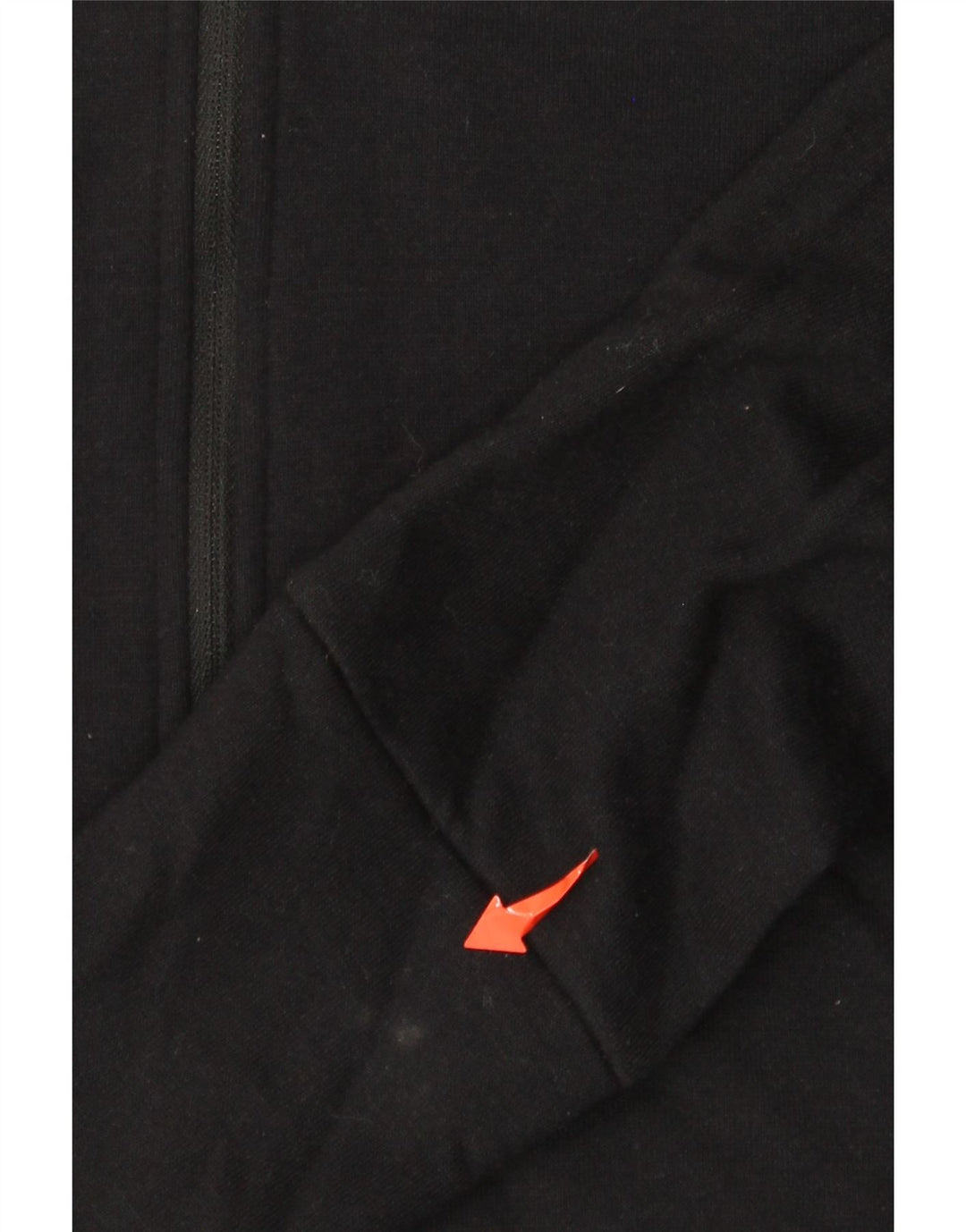 NIKE Womens Dri Fit Oversized Zip Hoodie Pullover UK 10 Small Schwarz