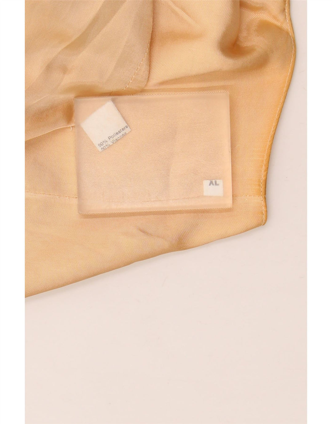 Vintage Damen Weste UK 18 XL Beige Geometrisch Polyester