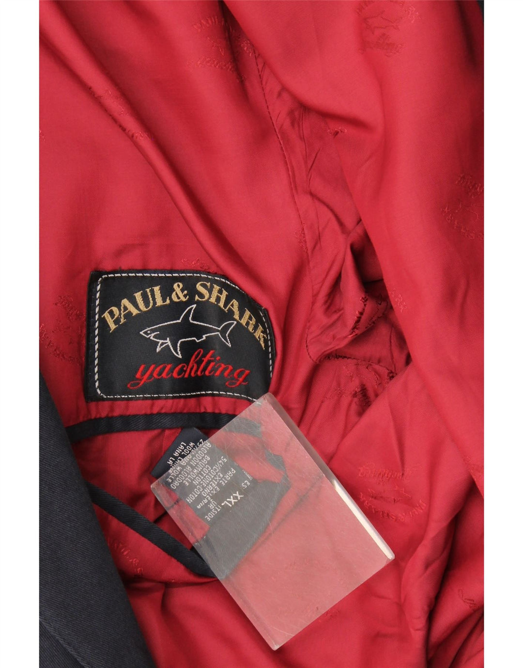 Paul & Shark Herren-Blazer mit 2 Knöpfen, UK 44, 2XL, Marineblau, Baumwolle
