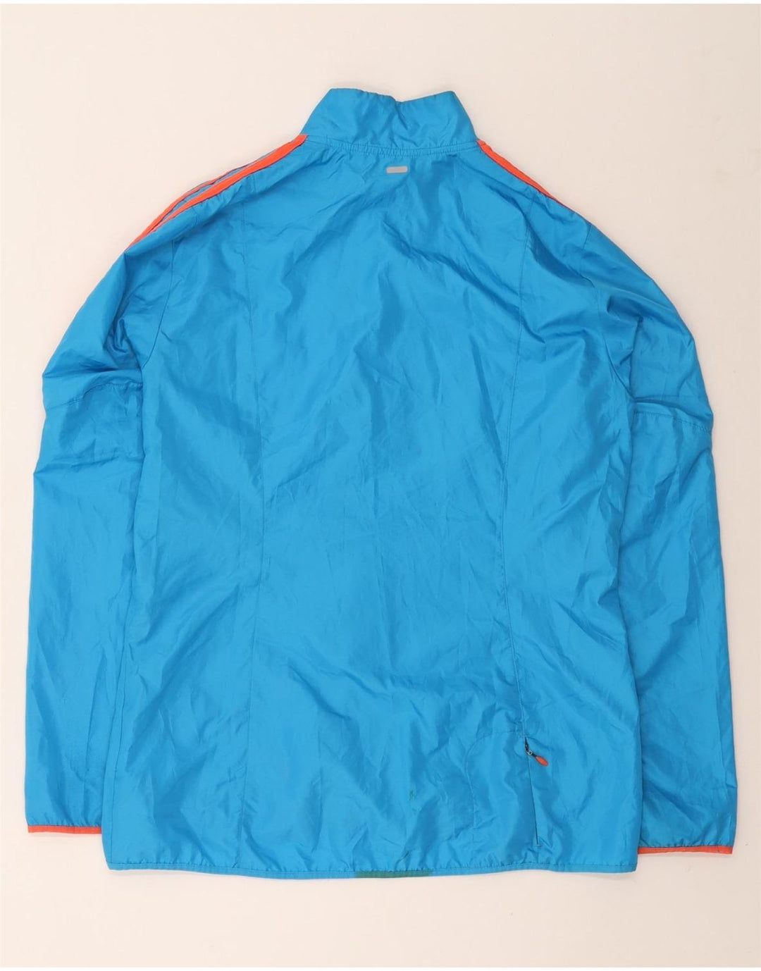 ADIDAS Damen Response Trainingsanzug Top Jacke UK 16/18 Large Blau Polyester