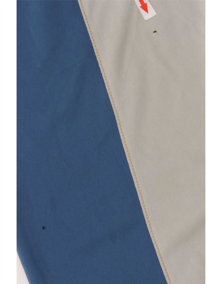 Fila Herren-Trainingsanzug-Oberjacke IT 46/48 Small Blue Colourblock Polyester