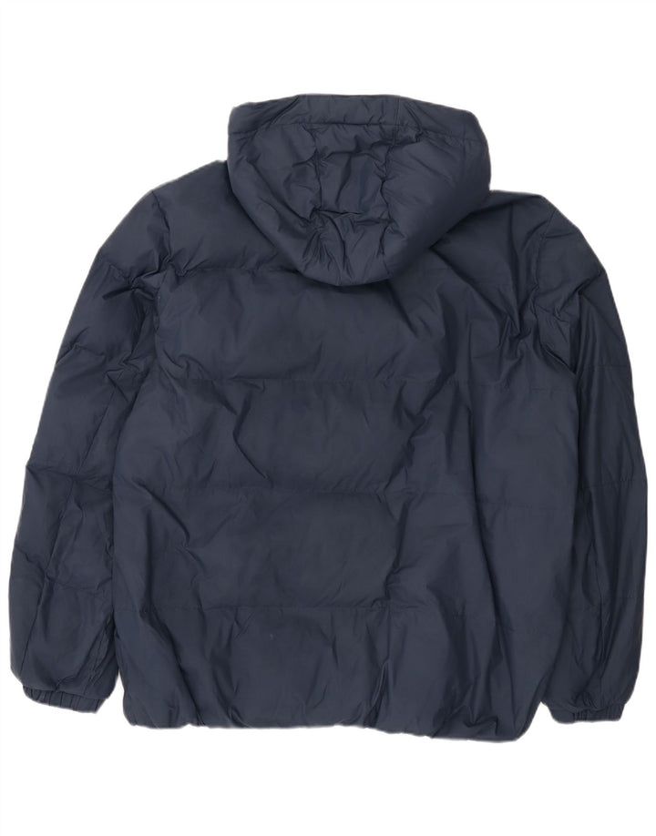 Tommy Hilfiger Herren-Jacke mit Kapuze, gepolstert, UK 46 2XL, Marineblau, Polyester