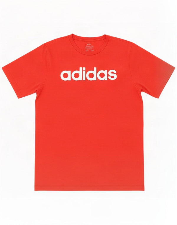 Adidas Grafik-T-Shirt für Jungen, 15–16 Jahre, rote Baumwolle