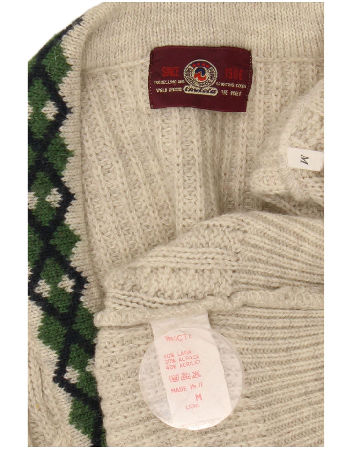 Invicta Herren-Strickjacke mit lockerer Passform, mittelgraue Wolle