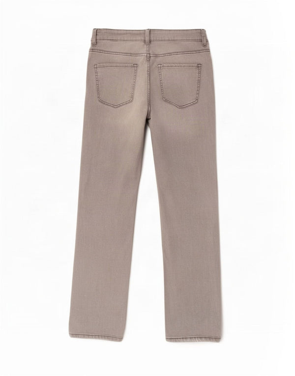 Marks & Spencer Damen The Sienna Straight Jeans UK 12 Medium W30 L27 Grau