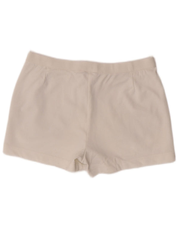 AUSTRALIAN L'ALPINA Mens Chino Shorts IT 48 Medium W32  White Polyester