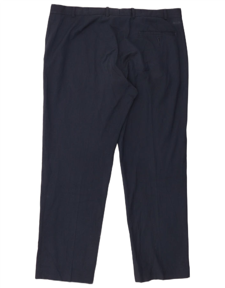 Marks & Spencer Herren-Anzughose, normal, W40, L31, Marineblau, Polyester