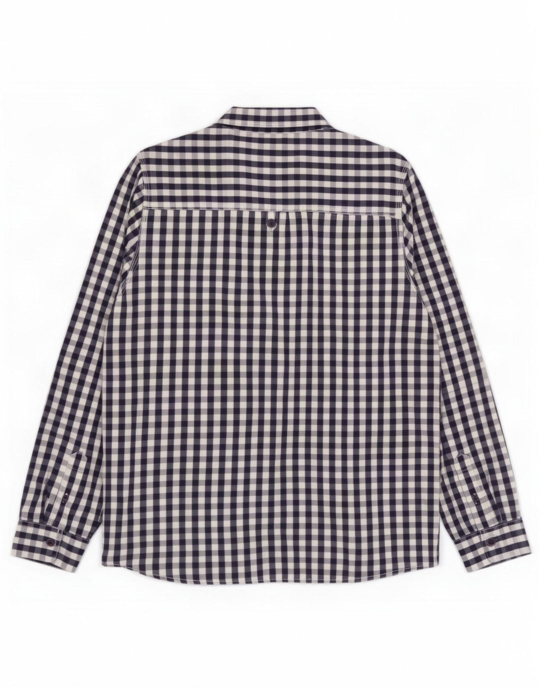 Weird Fish Herrenhemd XL, marineblau, Gingham-Baumwolle