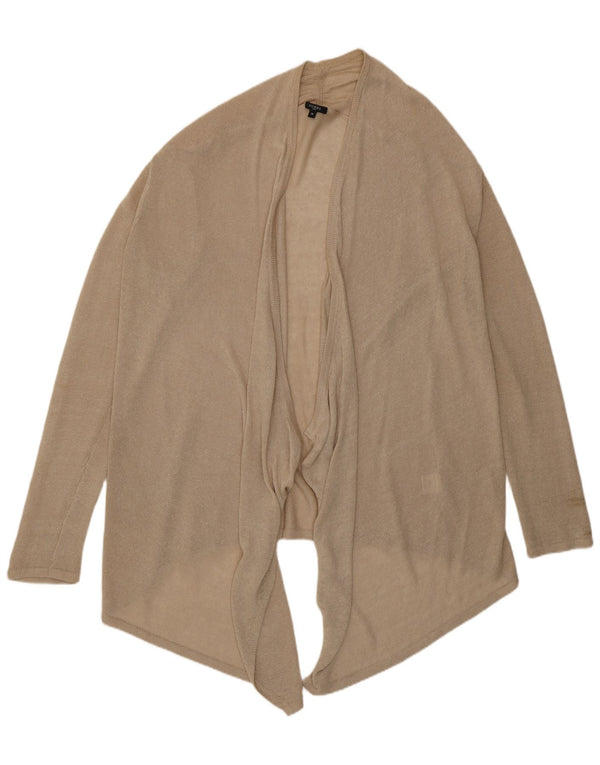 Hobbs Offener Damen-Cardigan-Pullover UK 18 XL Beige Leinen