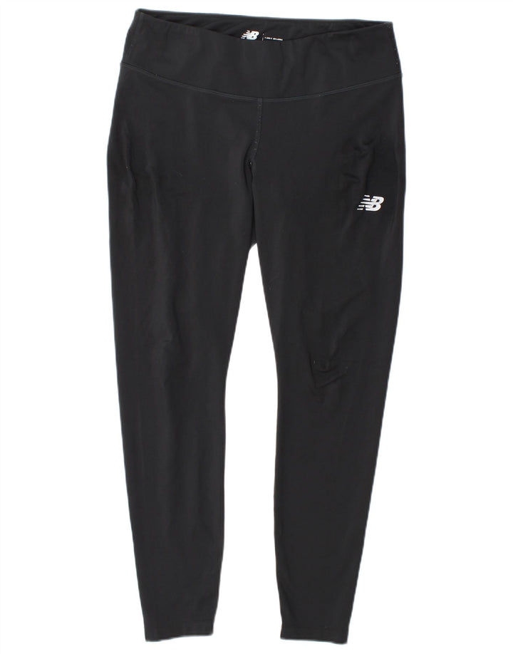 New Balance Damen Leggings UK 14 Large Schwarz Polyester