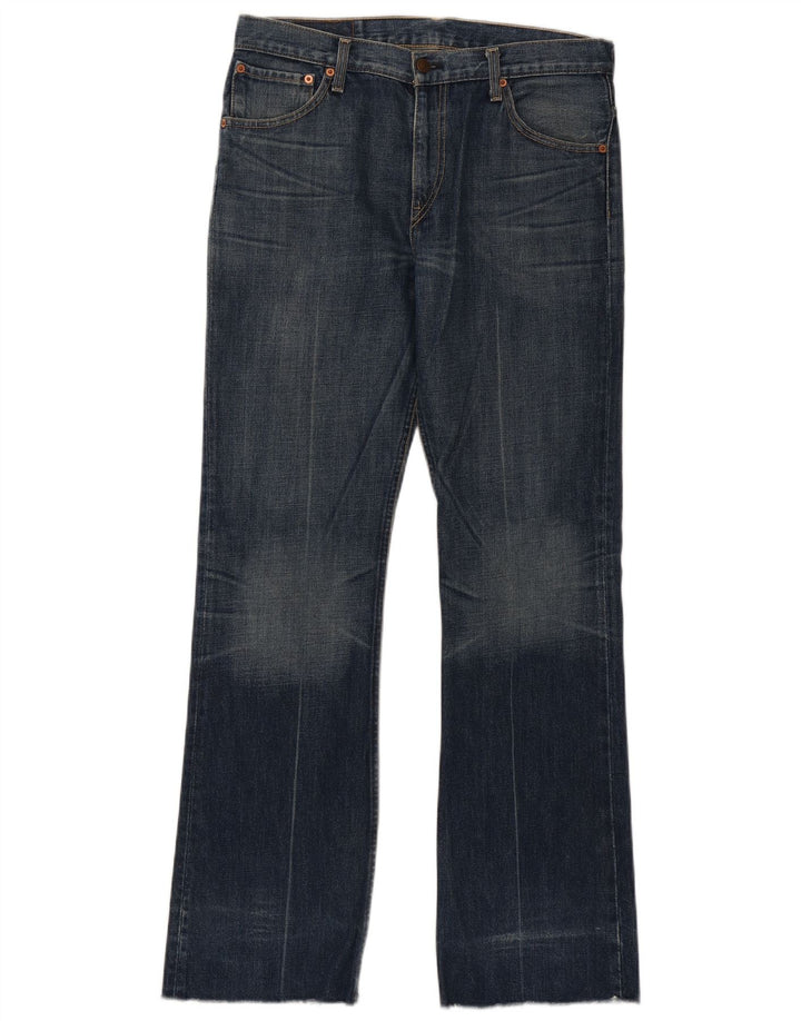 LEVI'S Herren 507 Bootcut Jeans W32 L34 Blaue Baumwolle