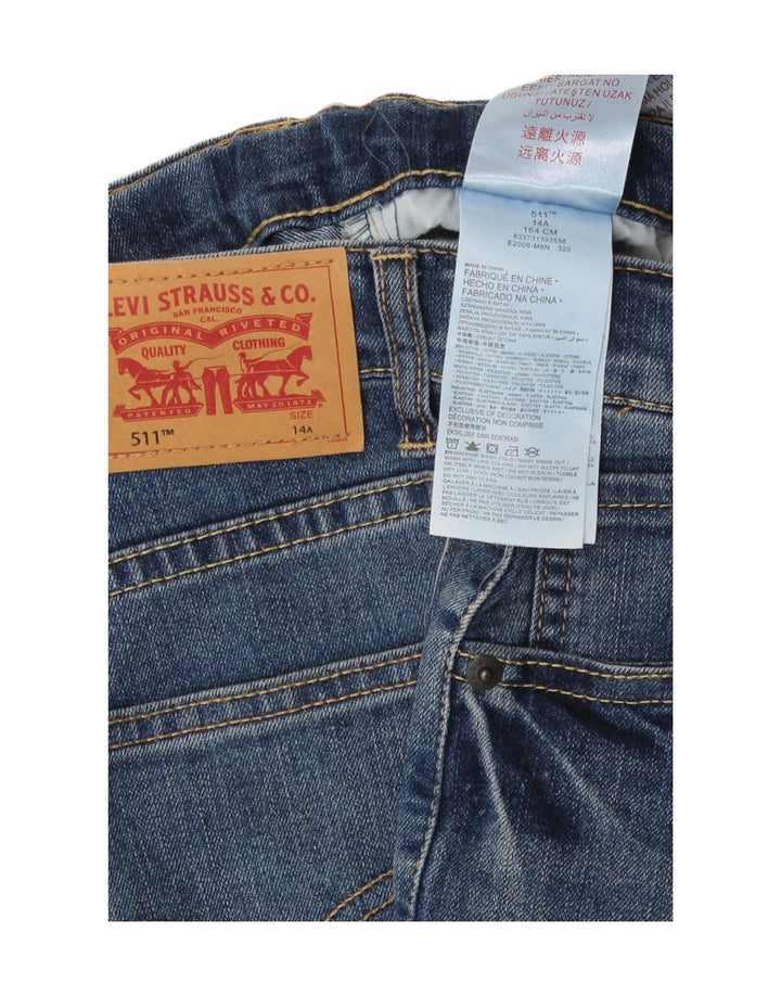 Levi's Jungen 511 Slim Jeans 13–14 Jahre W28 L30 Blau