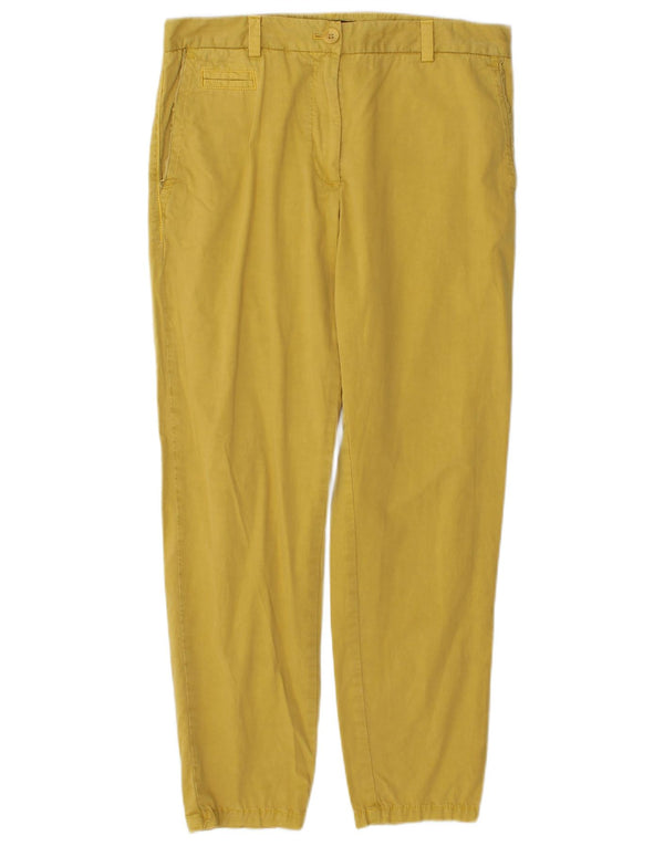 Marks & Spencer Slim Chino-Hose für Damen, Gr. 10, Größe S, W32, L27, Gelb