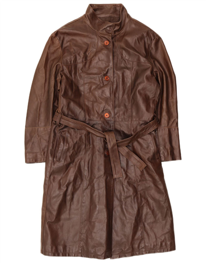 Masterpelle Damen Ledermantel IT 48 XL Braun