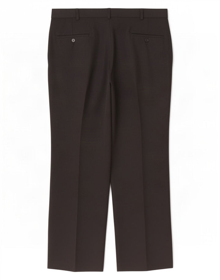 Farah Herren-Anzughose mit Pegged-Anzug, W36, L30, schwarzes Polyester