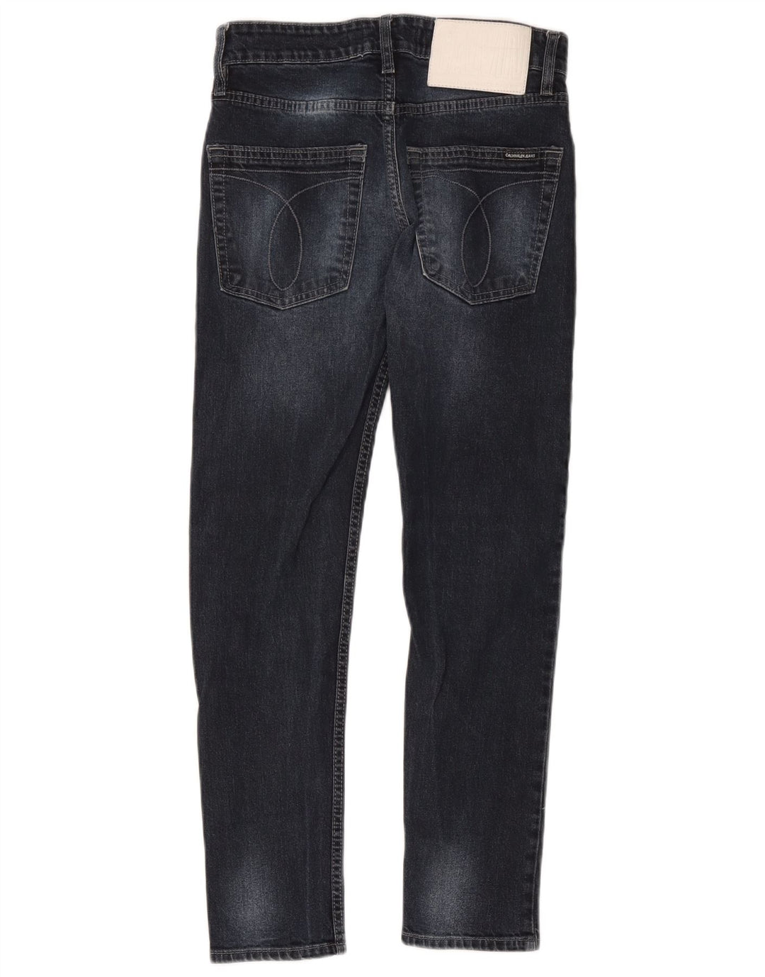 Calvin Klein Herren Slim Jeans W30 L28 Marineblau Baumwolle
