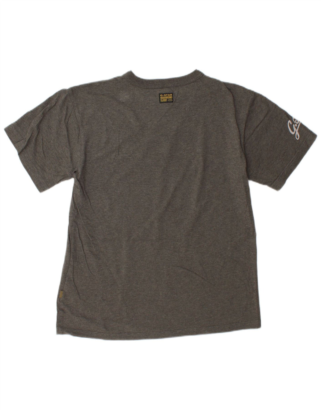 G-Star Raw Herren Grafik-T-Shirt-Oberteil, Größe L, Grau, Baumwolle