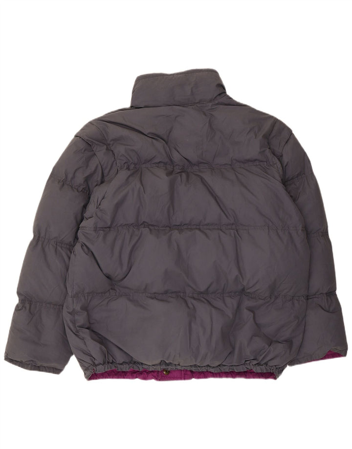 Lotto Herren Reversible Wattierte Jacke UK 38 Mittelgraues Polyester
