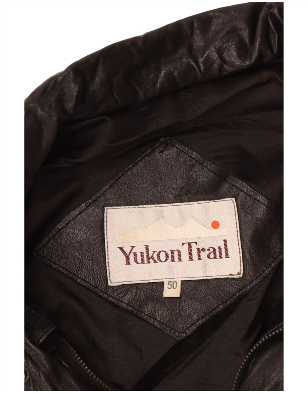 Yukon Trail Herren Lederjacke IT 50 Large Schwarz