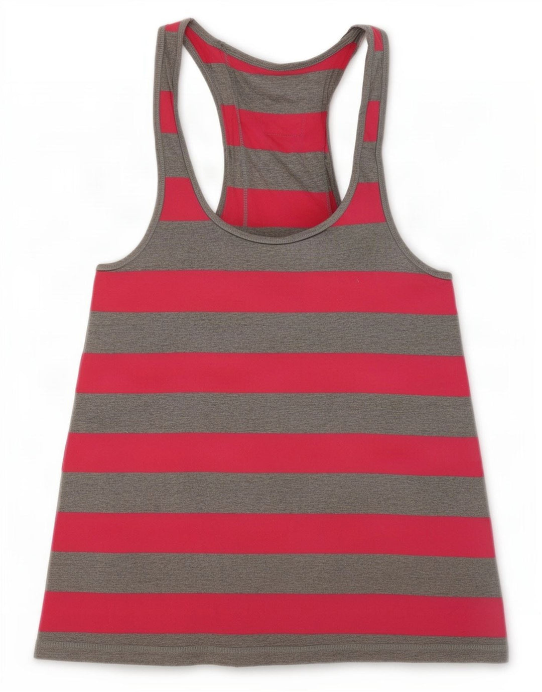 Jack Wills Damen-Trägershirt mit Grafik, Größe S, Größe S, grau, gestreift, Baumwolle